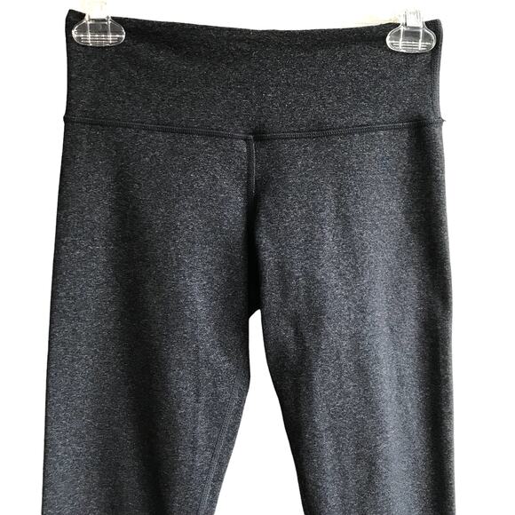 Lululemon Wunder Under Crops Leggings Size 4 Heather Gray Luon Mid Rise Tights - Picture 8 of 11